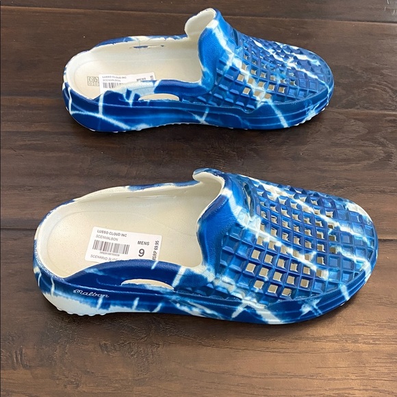 Lusso cloud * Malbon white and blue rubber sandals men’s size 8,9 main image 6